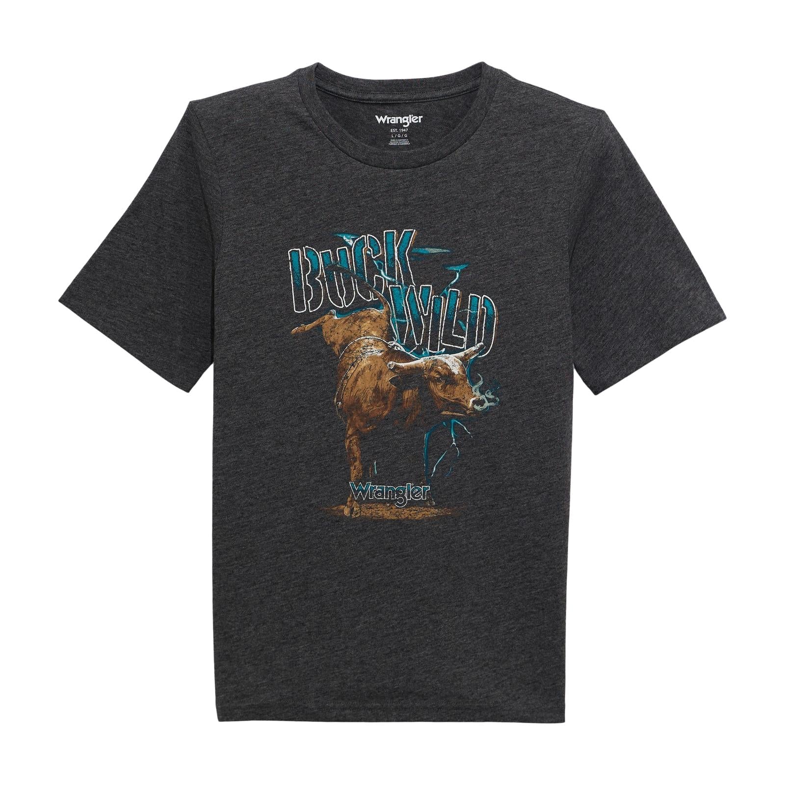Wrangler Boy's T-Shirt - CHARCOAL 112372894