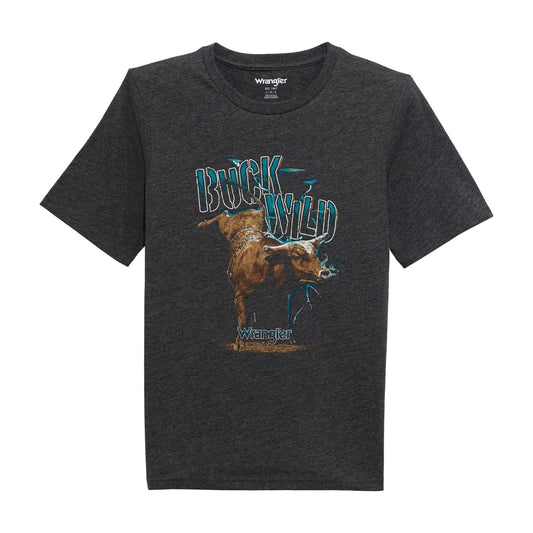 Wrangler Boy's T-Shirt - CHARCOAL 112372894
