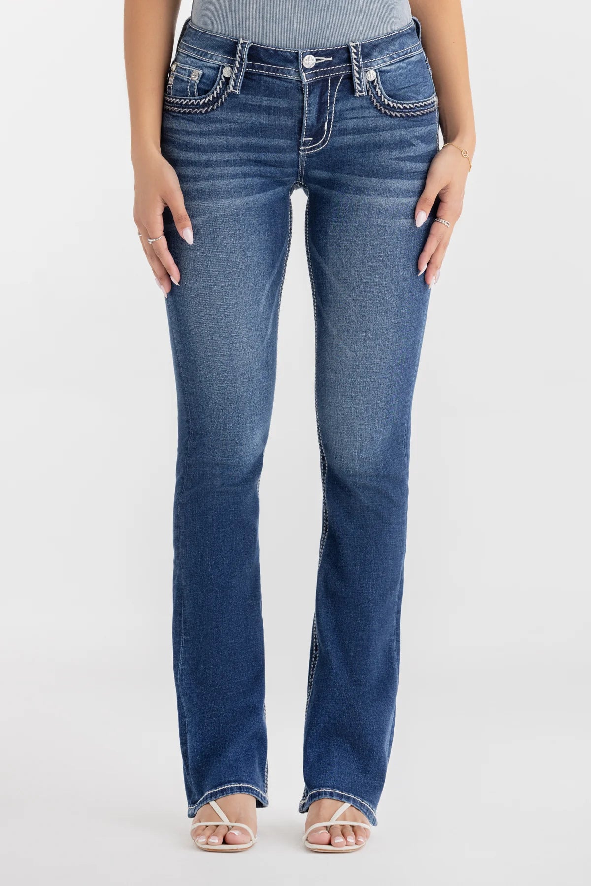 Miss Me, Mid Rise, Boot, Jeans M5014B431V