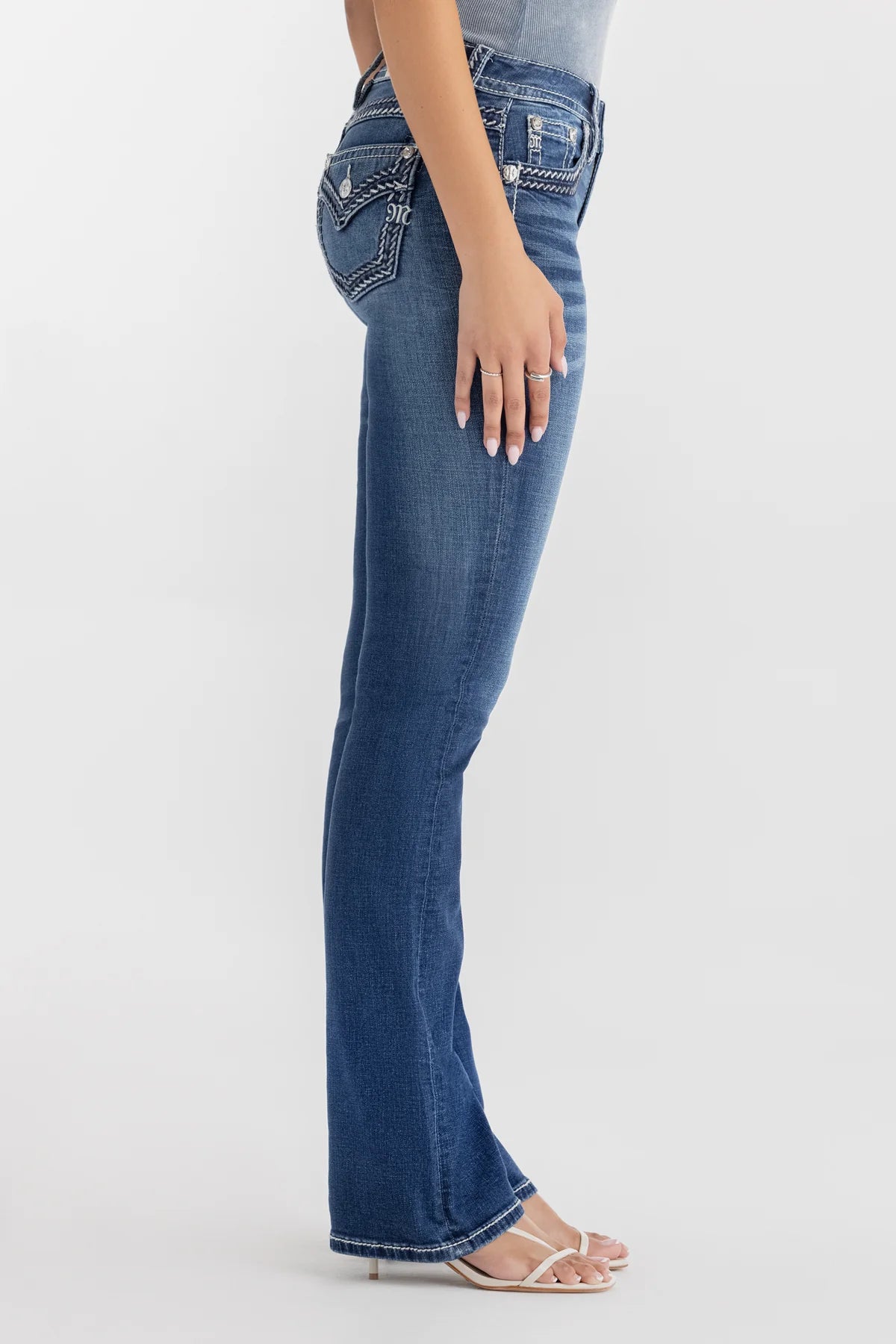 Miss Me, Mid Rise, Boot, Jeans M5014B431V
