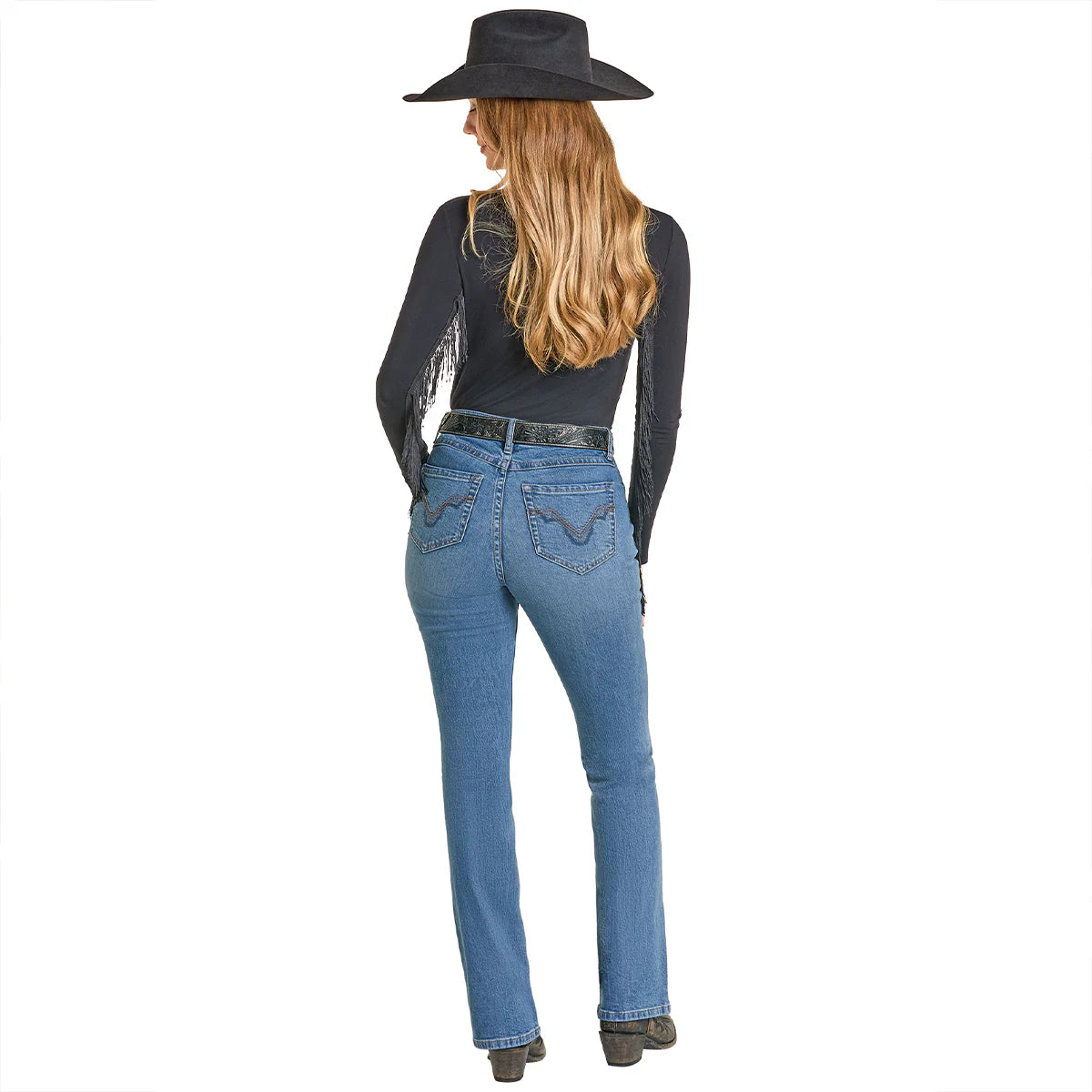 Rock & Roll Denim Ladies Flawless Fit -Medium Vintage Wash, BW4HD07895
