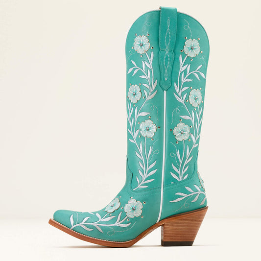 Ariat Ladies Dress Boot, Romance, Natural Turquoise 10061312