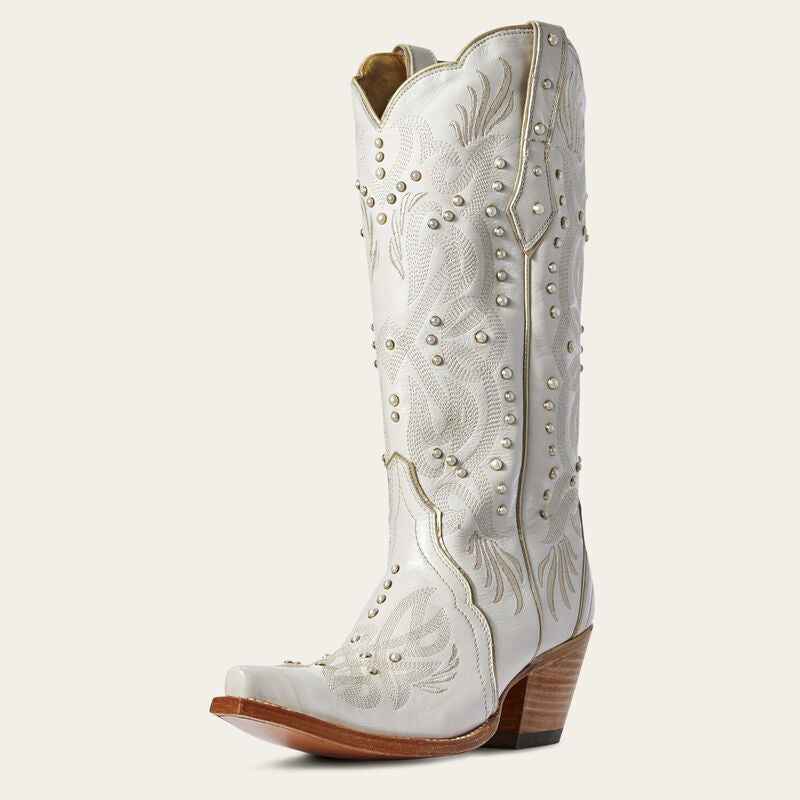 Ariat Ladies Dress Boot, X Toe, Bridle, Pearl White 10031549