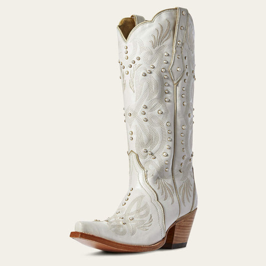 Ariat Ladies Dress Boot, X Toe, Bridle, Pearl White 10031549