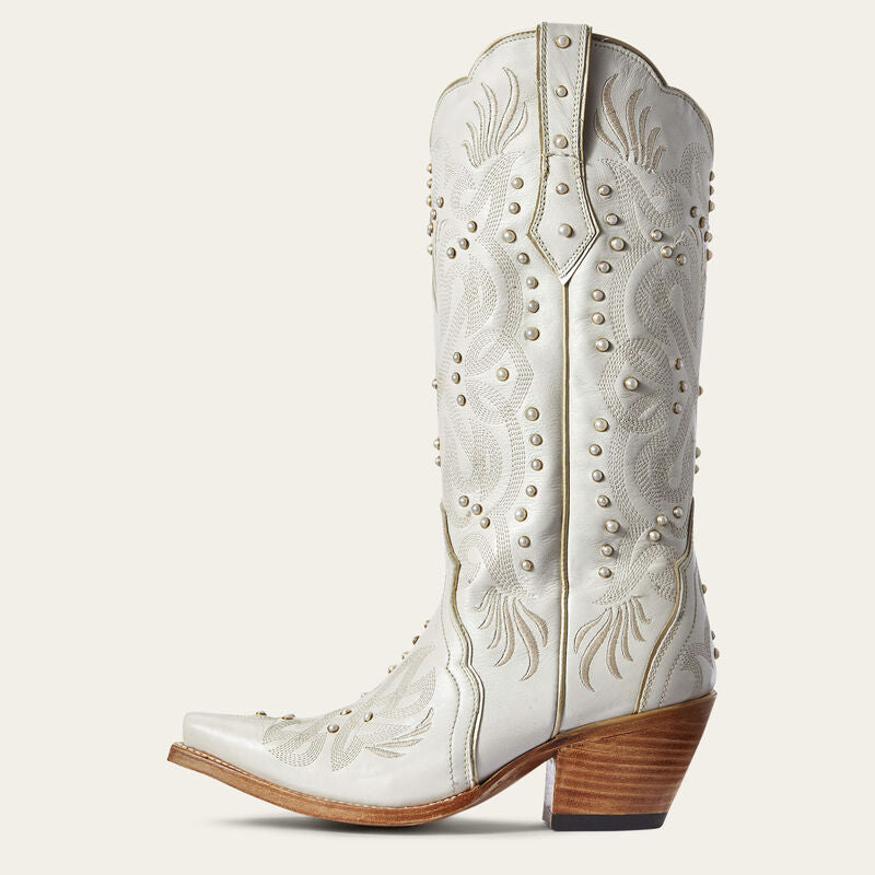 Ariat Ladies Dress Boot, X Toe, Bridle, Pearl White 10031549