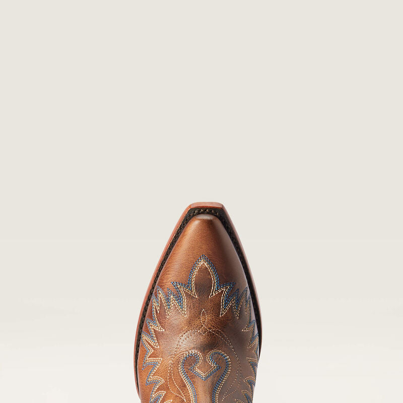 Ariat Western Bootie, Dixon Chimayo, Fiery Tan/ Navy Print 10042579