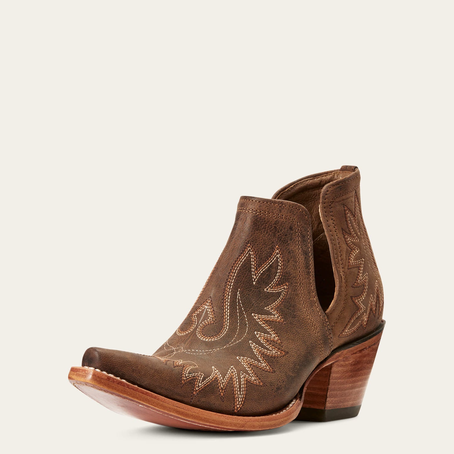 Ariat Western Bootie, Dixon, X Toe, Weathered Brown 10027282