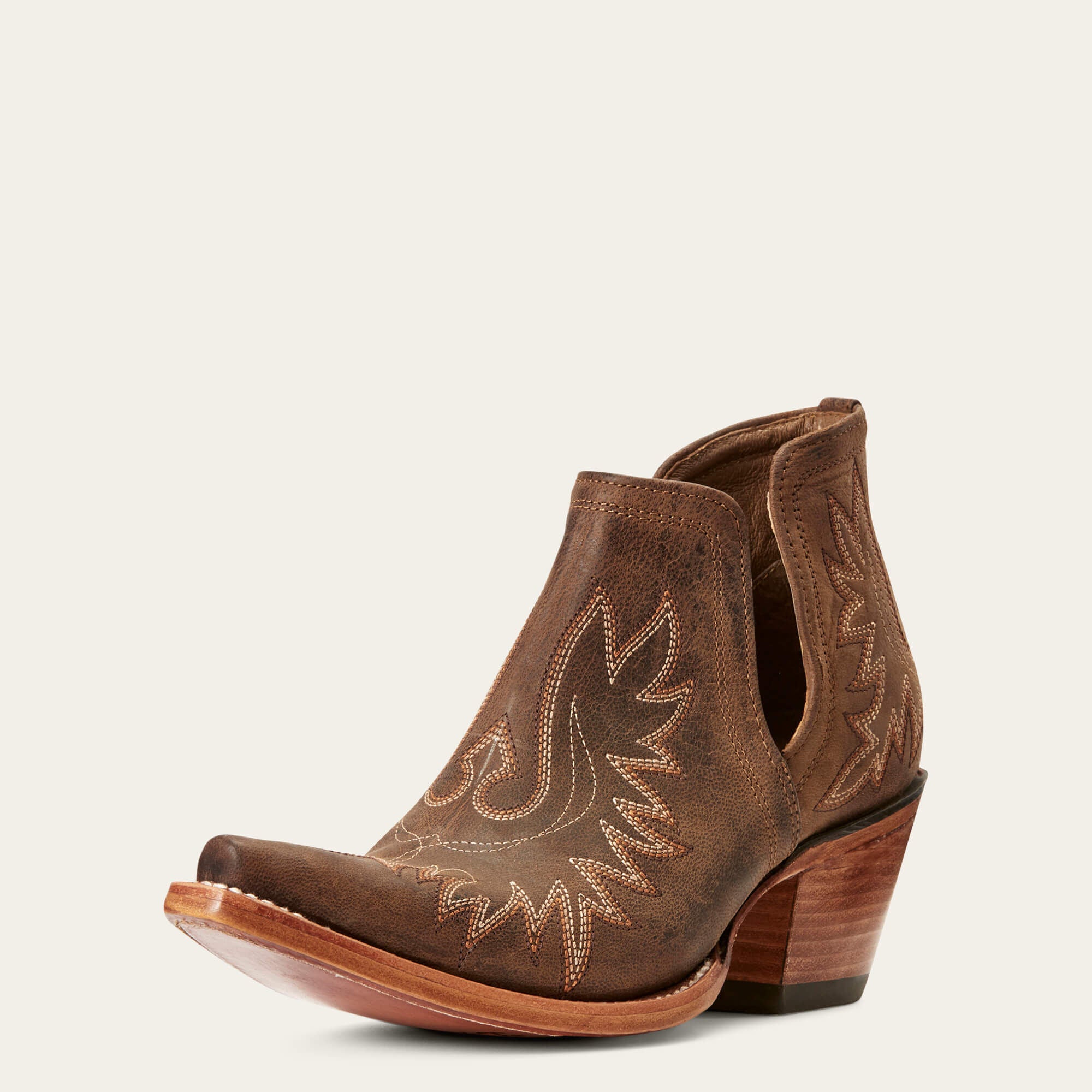 Ariat Western Bootie, Dixon, X Toe, Weathered Brown 10027282