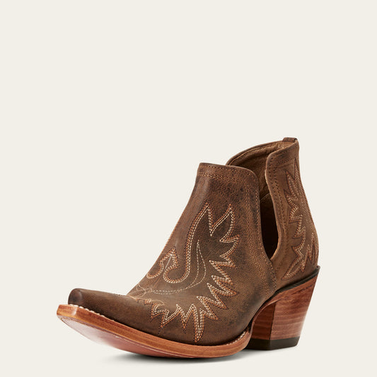 Ariat Western Bootie, Dixon, X Toe, Weathered Brown 10027282