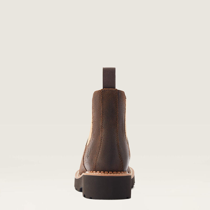 Ariat Ladies Fatbaby, Chelsea Western Boot, Worn Hickory 10044409