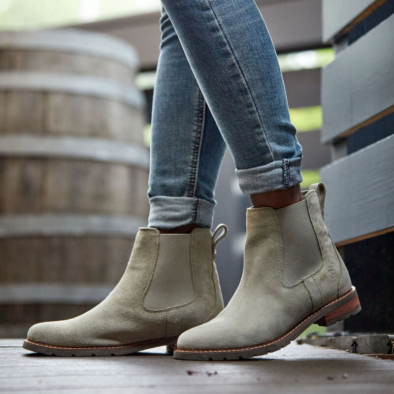 Ariat Ladies Fatbaby, Wexford Western Boot, Silver Sage  10044579