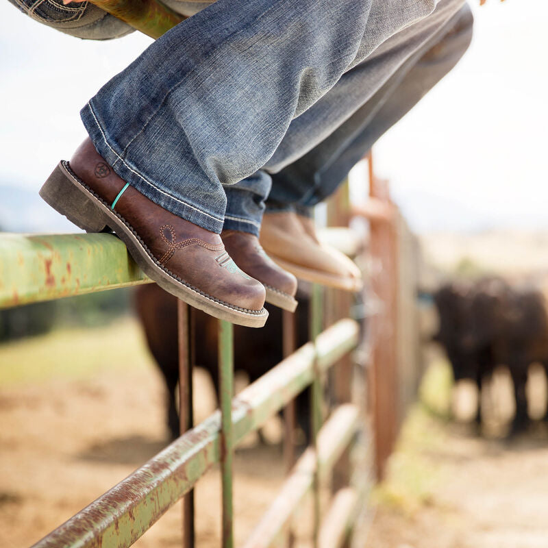 Ariat Ladies Fatbaby, Heritage Dapper Western Boot, 10016238