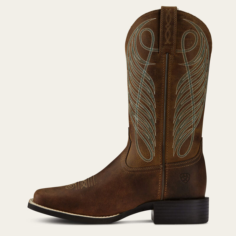 Ariat Ladies Western Boot,  Wide Calf, Square Toe, 10018528