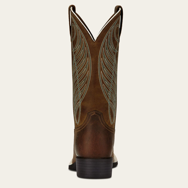 Ariat Ladies Western Boot,  Wide Calf, Square Toe, 10018528