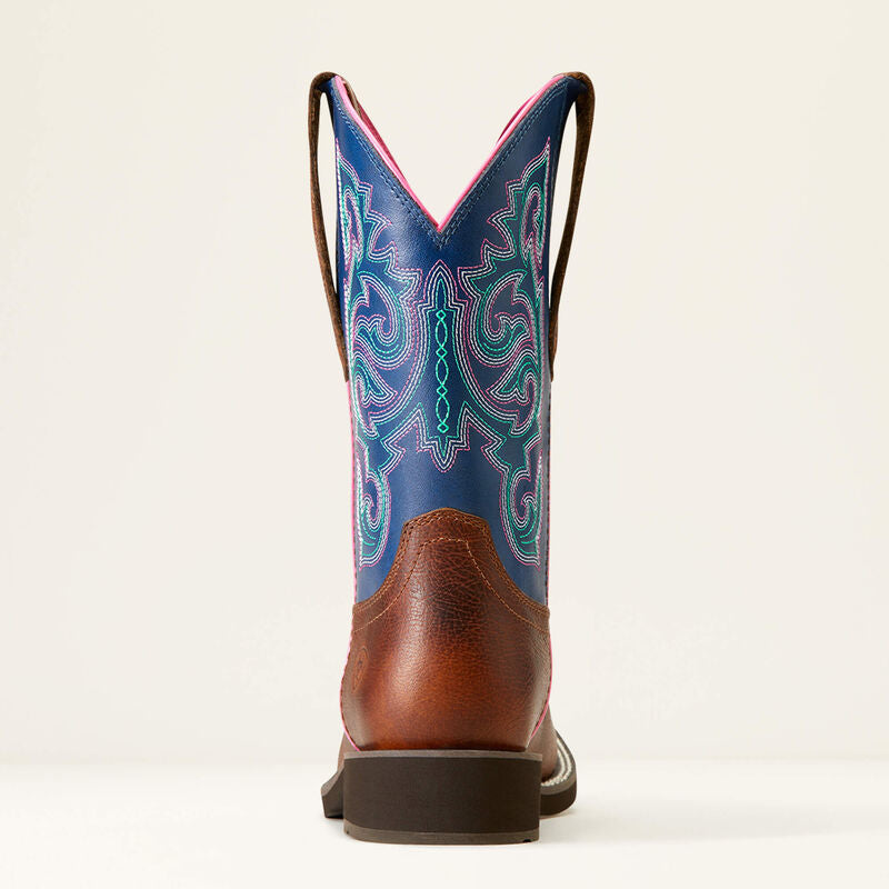 Ariat Ladies Western Boot, Wide, Square Toe, Delilah Stretch Fit 10046855