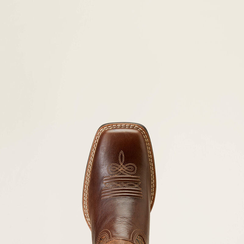 Ariat Ladies Western Boot, Wide, Square Toe, Round Up, 10038420