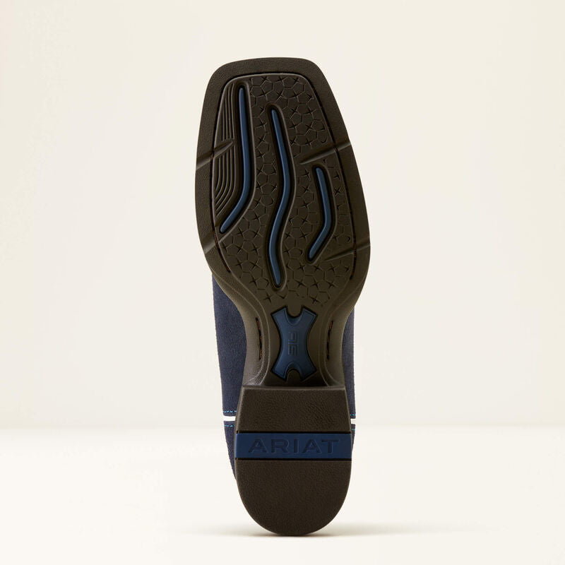 Ariat Ladies Western Boot, Ruidoso, Square Toe, Round Up, Blue 10051062