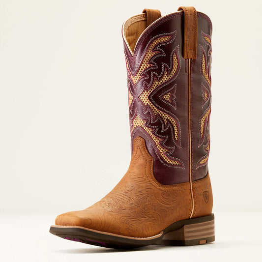 Ariat Ladies Western Boot, Be Cool, Square Toe, San Angelo VentTEK 360,  10051023