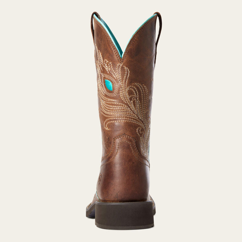 Ariat Ladies Western Boot, Wide, Square Toe, Bright Eyes II, 10033983
