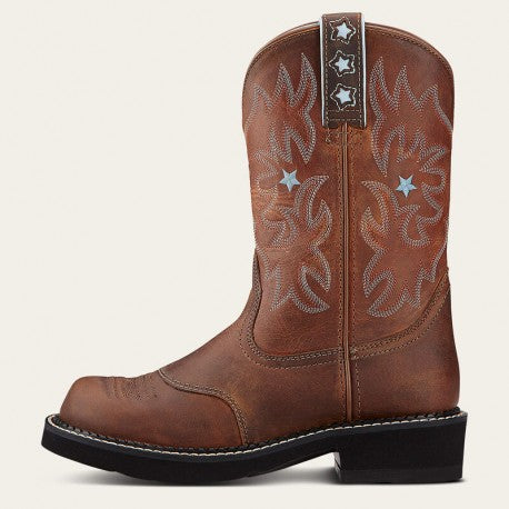 Ariat Ladies Fatbaby Western Boot, Wide, Round Toe, Probaby, 10001132
