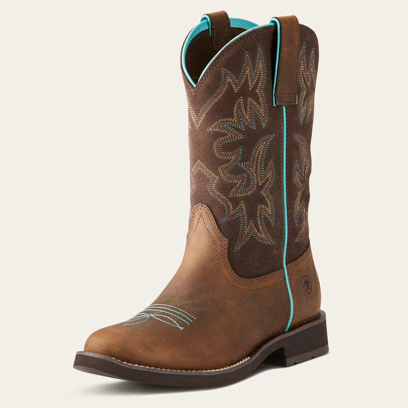 Ariat Ladies Delilah Western Boot, Wide, Round Toe, 10021457