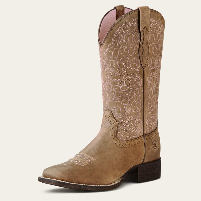 Ariat Ladies Western Boot, Round Up Ramada, Square Toe, 10019906