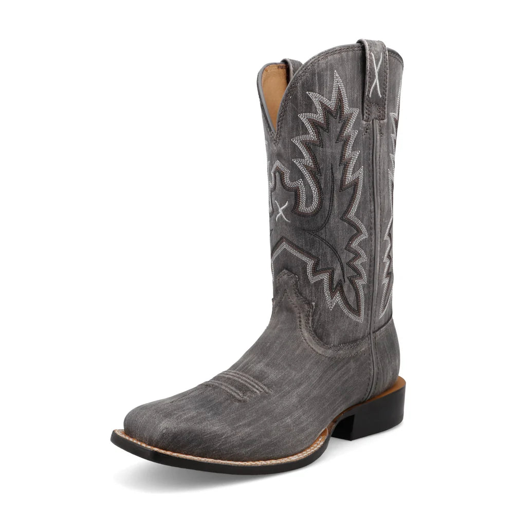 Twisted X Ladies WESTERN BOOTS, Grey, Square Toe, WXTL007
