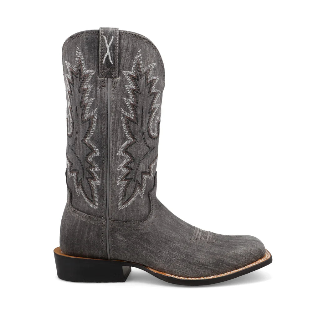 Twisted X Ladies WESTERN BOOTS, Grey, Square Toe, WXTL007