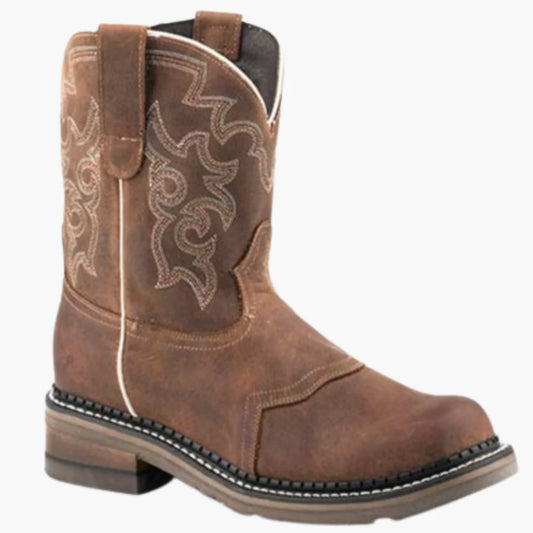 Roper Ladies Western Boot, Chunk Rider, Round Toe, 09-021-7542-8375
