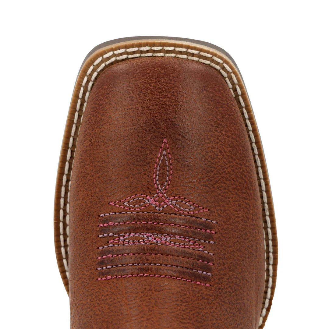 Durango Toddler & Youth Western Boot, Square Toe, Shyloh 8", DBT0254Y & DBT0254C
