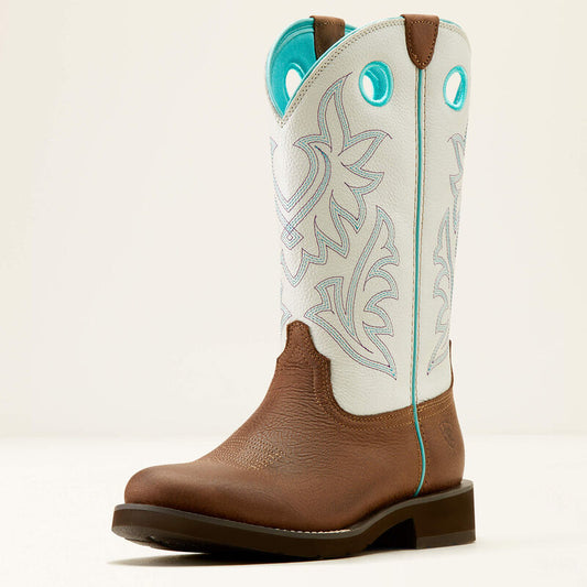 Ariat Ladies Western Boot, Elmo, Wide Foot, 10050887