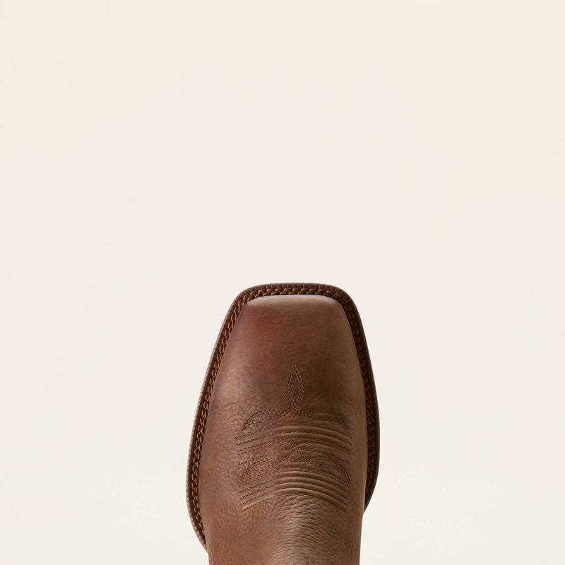 Ariat Men’s Booker Ultra, Western Boot, Square Toe, Brown, 10053654