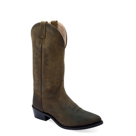 Old West Men’s, Western Boot, Narrow Round Toe, OW2040