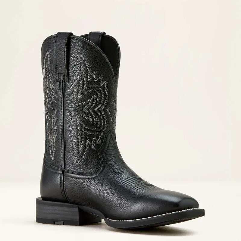 Ariat Men’s Western Boot, Western Big Rig, Square Toe, Black 10063870