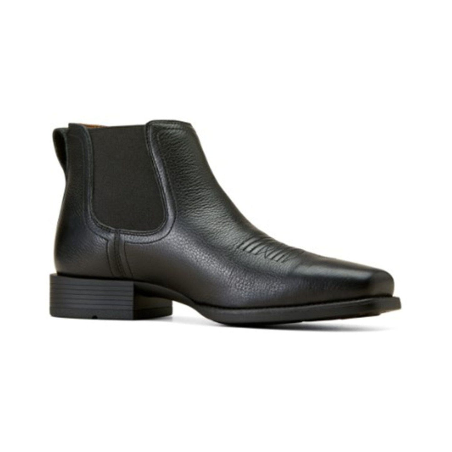 Ariat Men’s Booker Ultra, Western Boot, Square Toe, Black, 10046984