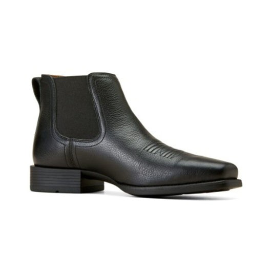 Ariat Men’s Booker Ultra, Western Boot, Square Toe, Black, 10046984