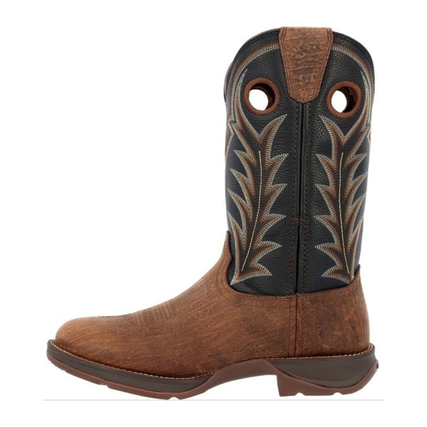 Durango Men’s, Western Boot, “Rebel”, Round Toe, Black Top, Wide Width, DDB0428