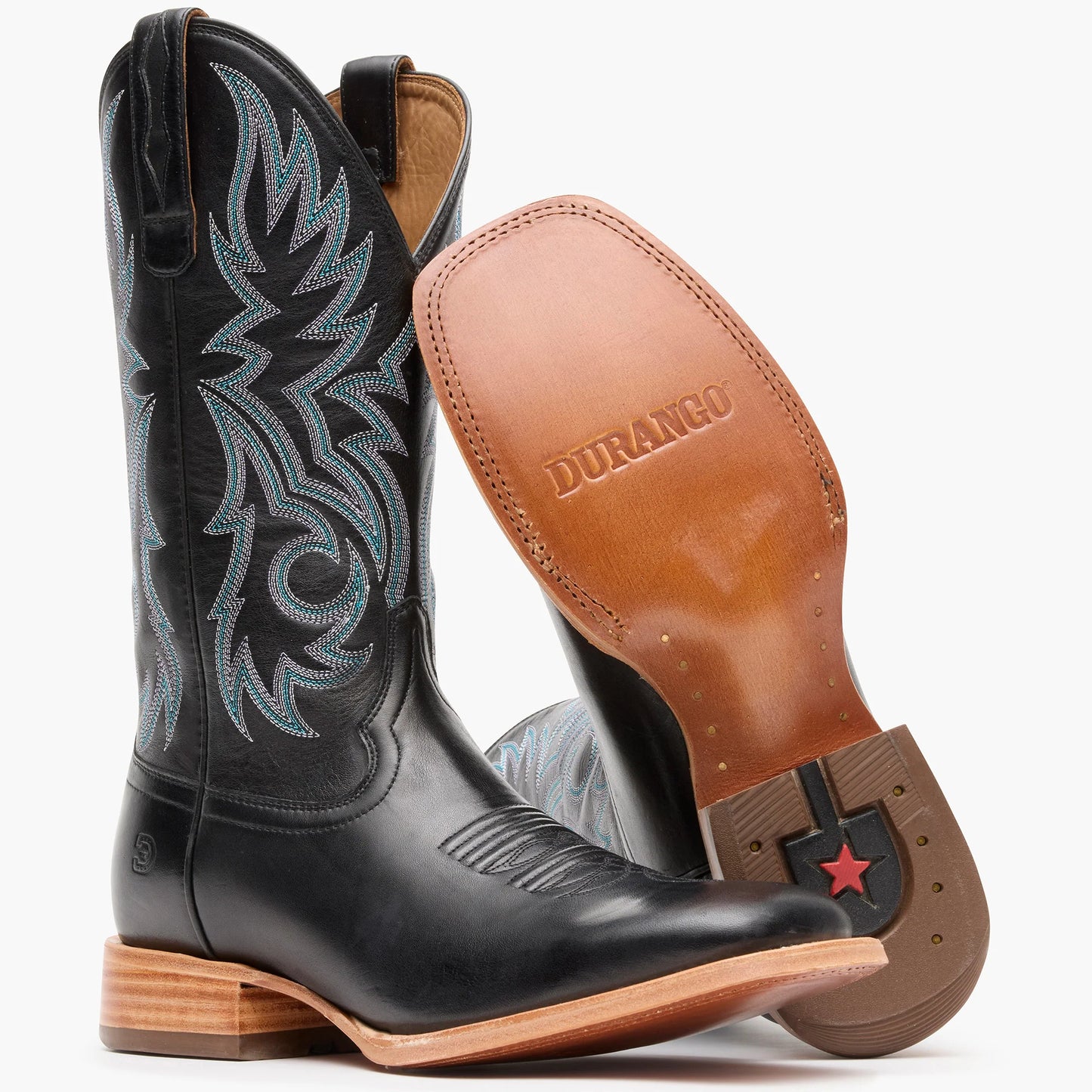 Durango Men’s, Western Boot, “Arena Elite”, Square Toe, Black, Wide, DDB0514