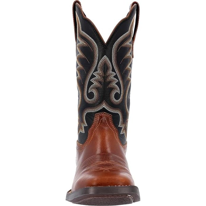 Durango Men’s, Western Boot, “Saddlebrook”, Square Toe, Brown, Wide Foot, DDB0448