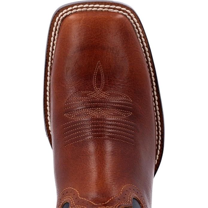 Durango Men’s, Western Boot, “Saddlebrook”, Square Toe, Brown, Wide Foot, DDB0448