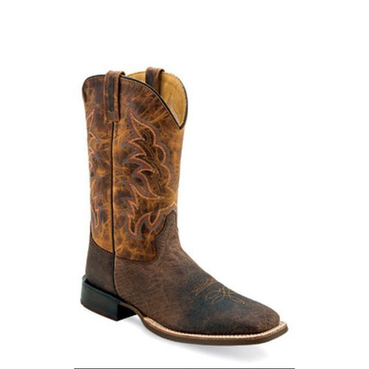 Old West Men’s Western Boot, Square Toe, BSM1899