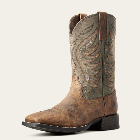 Ariat Men’s Western Boot, “Amos”, Square Toe, 10029688