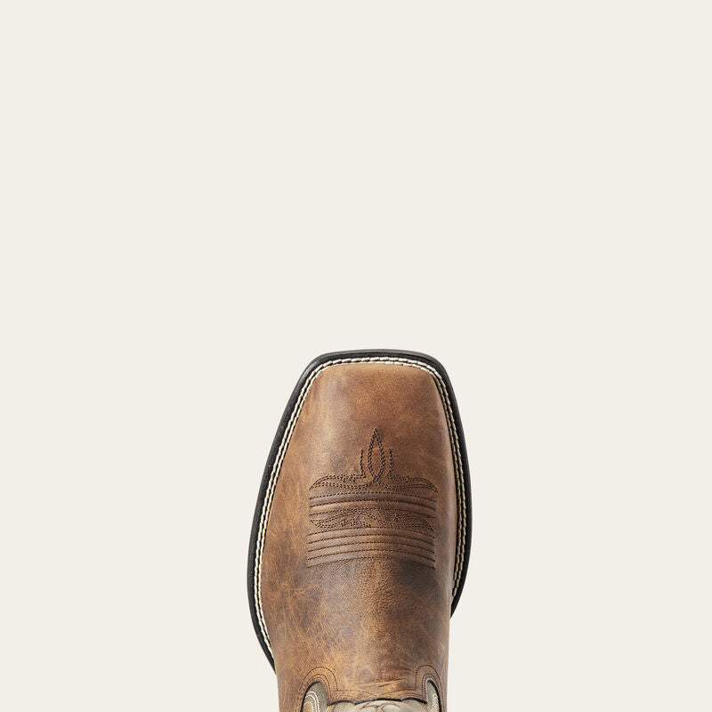 Ariat Men’s Western Boot, “Amos”, Square Toe, 10029688