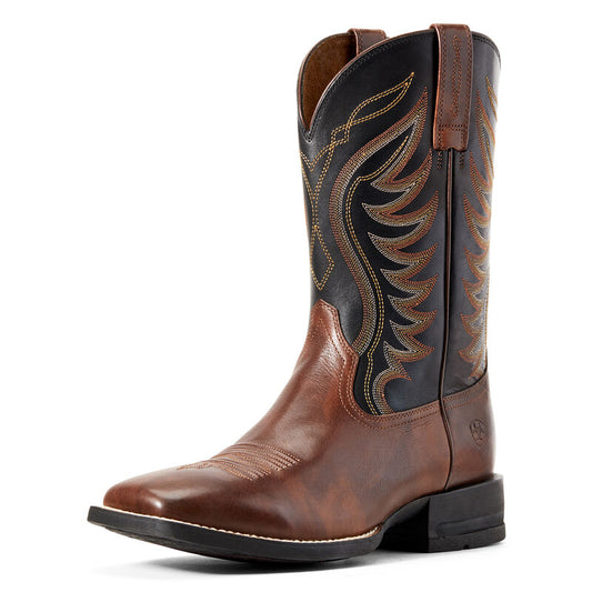 Ariat Men’s Western Boot, “Amos”, Square Toe, 10029689