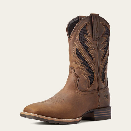 Ariat Men’s Hybrid VentTEK, Western Boot, Square Toe, 10031454