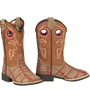 Twister Toddler & Youth Western Boot, Square Toe, 446003202