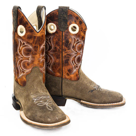 Old West Children Cowboy Boot, Square Toe, BSC1961