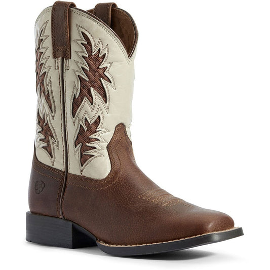 Ariat Youth Cowboy Boot, Venttec, Square Toe, “Cognac Candy”, 10031490