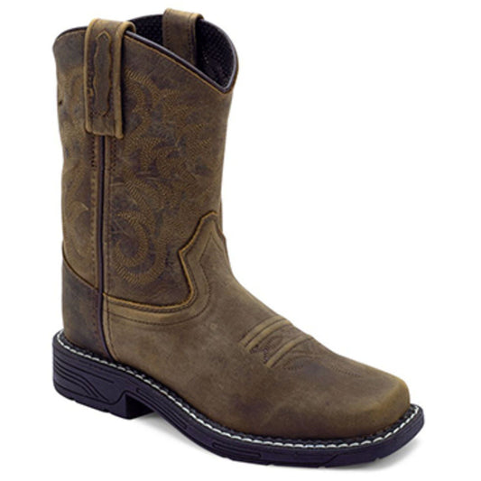 Old West Toddler Cowboy Boot, Square Toe, WB1012