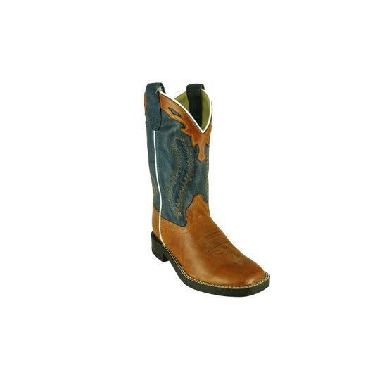 Old West Infant & Toddler Cowboy Boot, Square Toe, BSC1872 & BSI1872